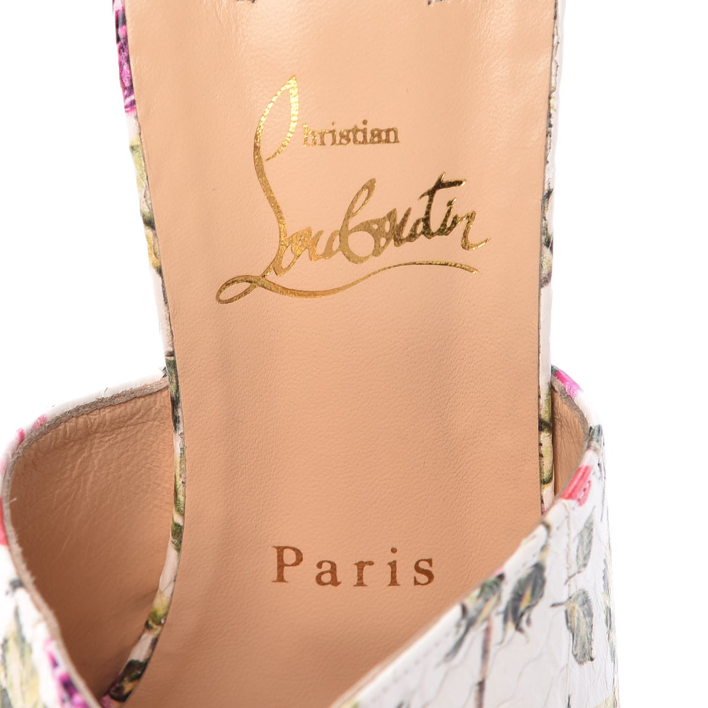 Watersnake Fiori Pigamule 120 Slide Sandals 39 Latte