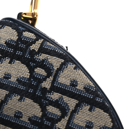 Christian Dior Oblique Mini Saddle Bag Blue 11 of 11