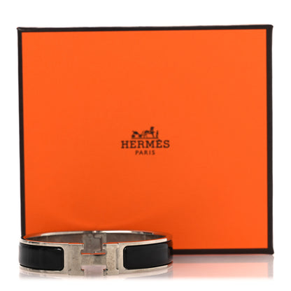 Hermes Enamel Narrow Clic Clac H Bracelet PM Black 6 of 6