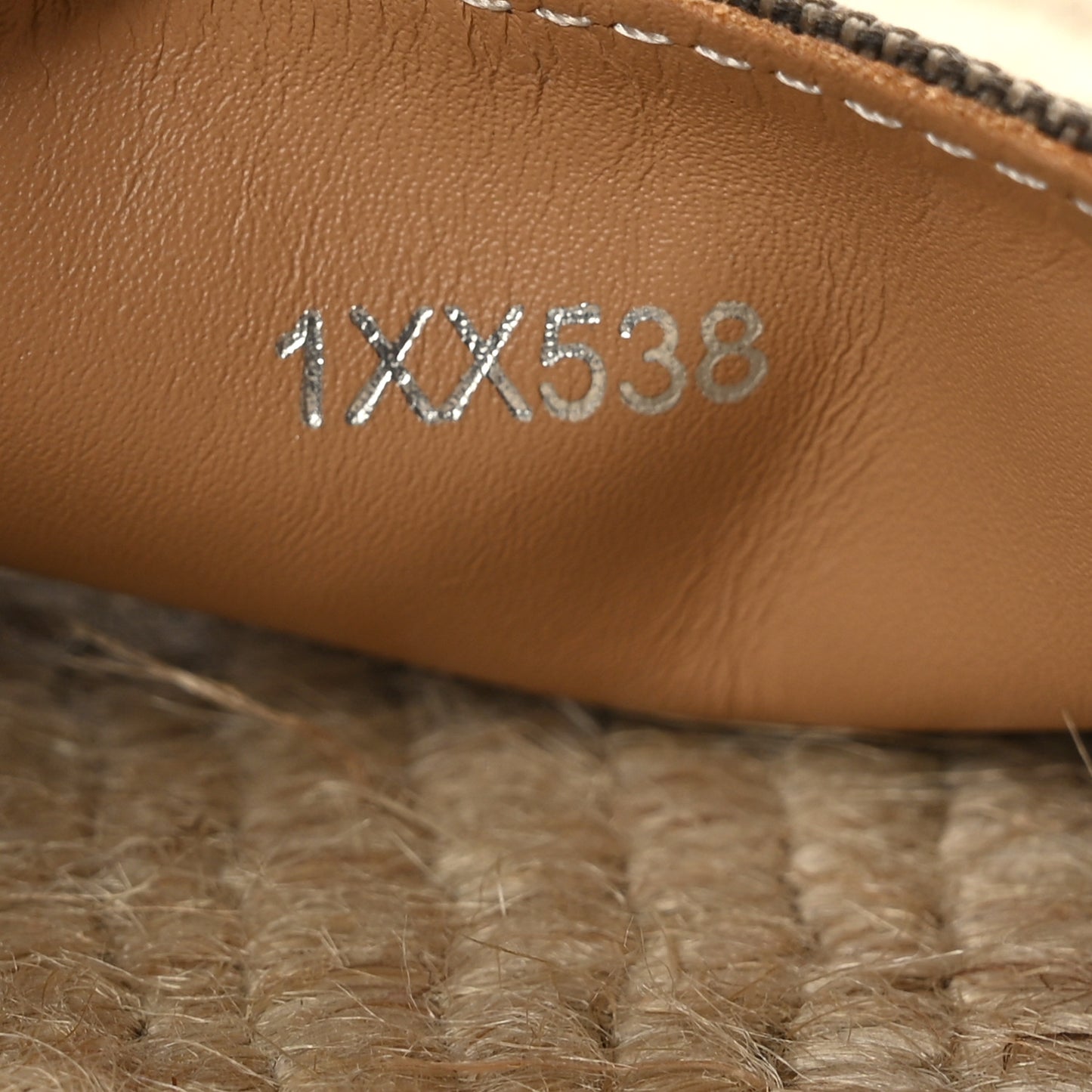 Denim Logo Slide Espadrilles 39 Brown