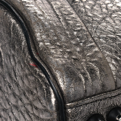 Alexander Wang Metallic Pebbled Lambskin Rockie Carbon Silver Hardware 6 of 11