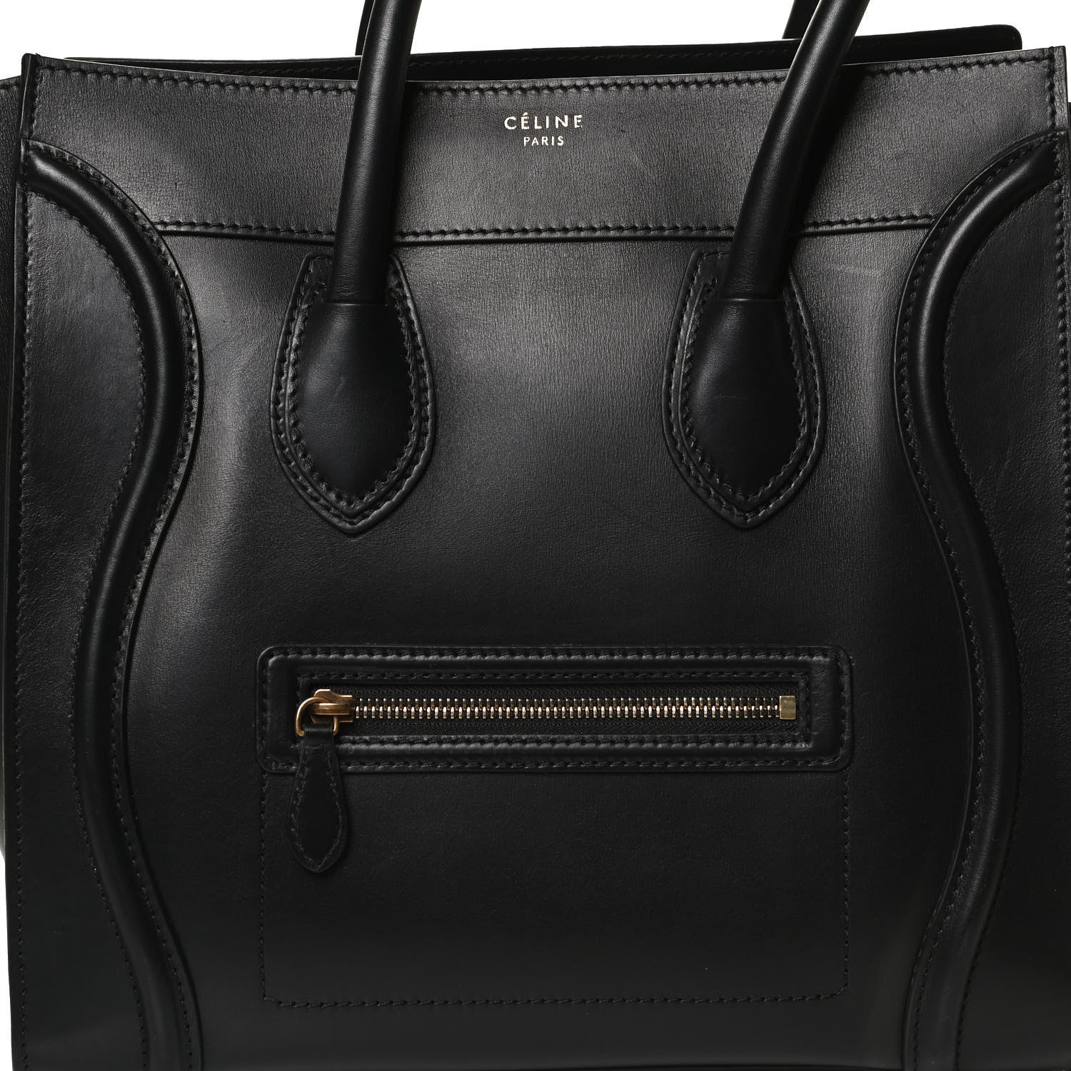 Celine Palmelato Mini Luggage Black 8 of 12