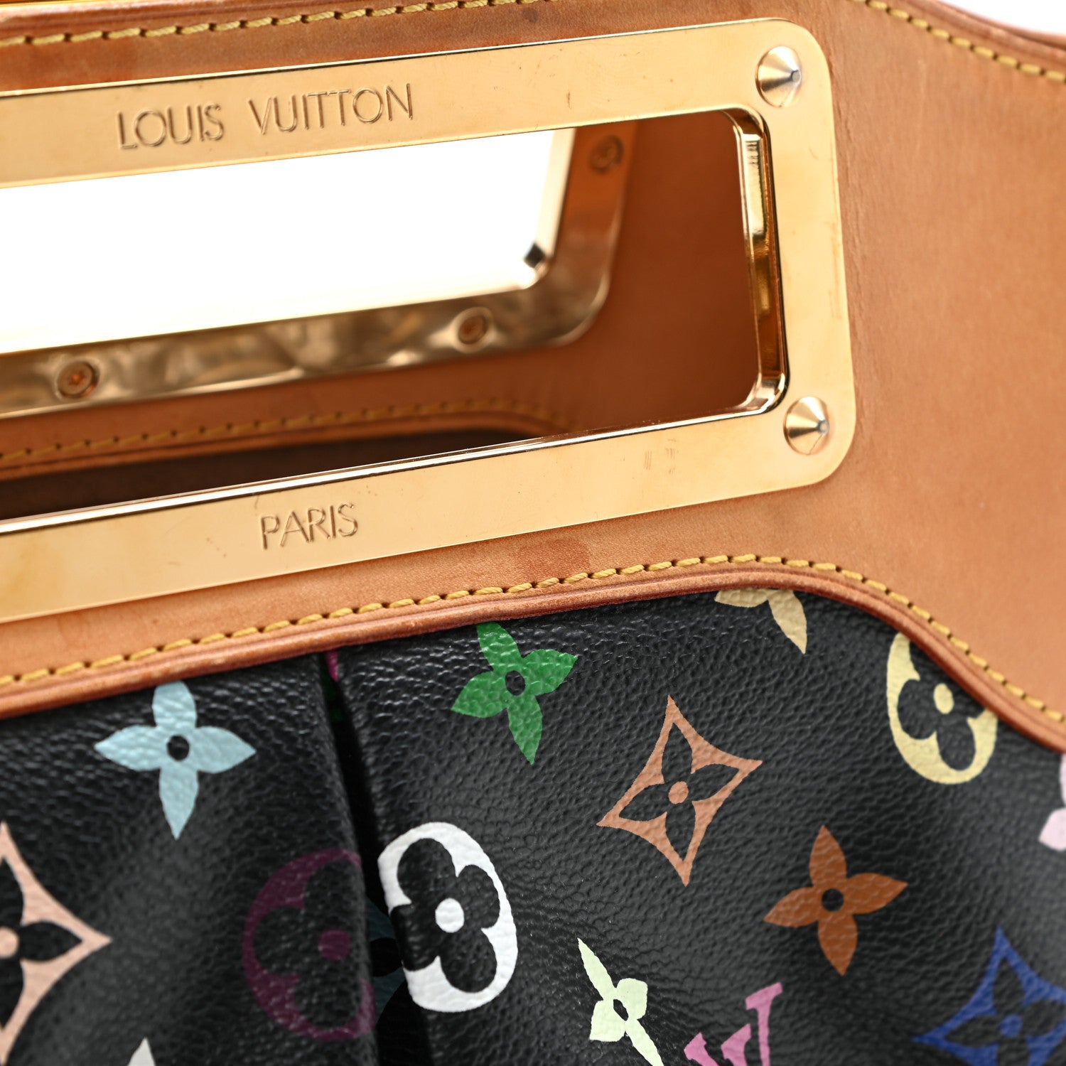 Louis Vuitton Monogram Multicolor Judy MM Black 13 of 15