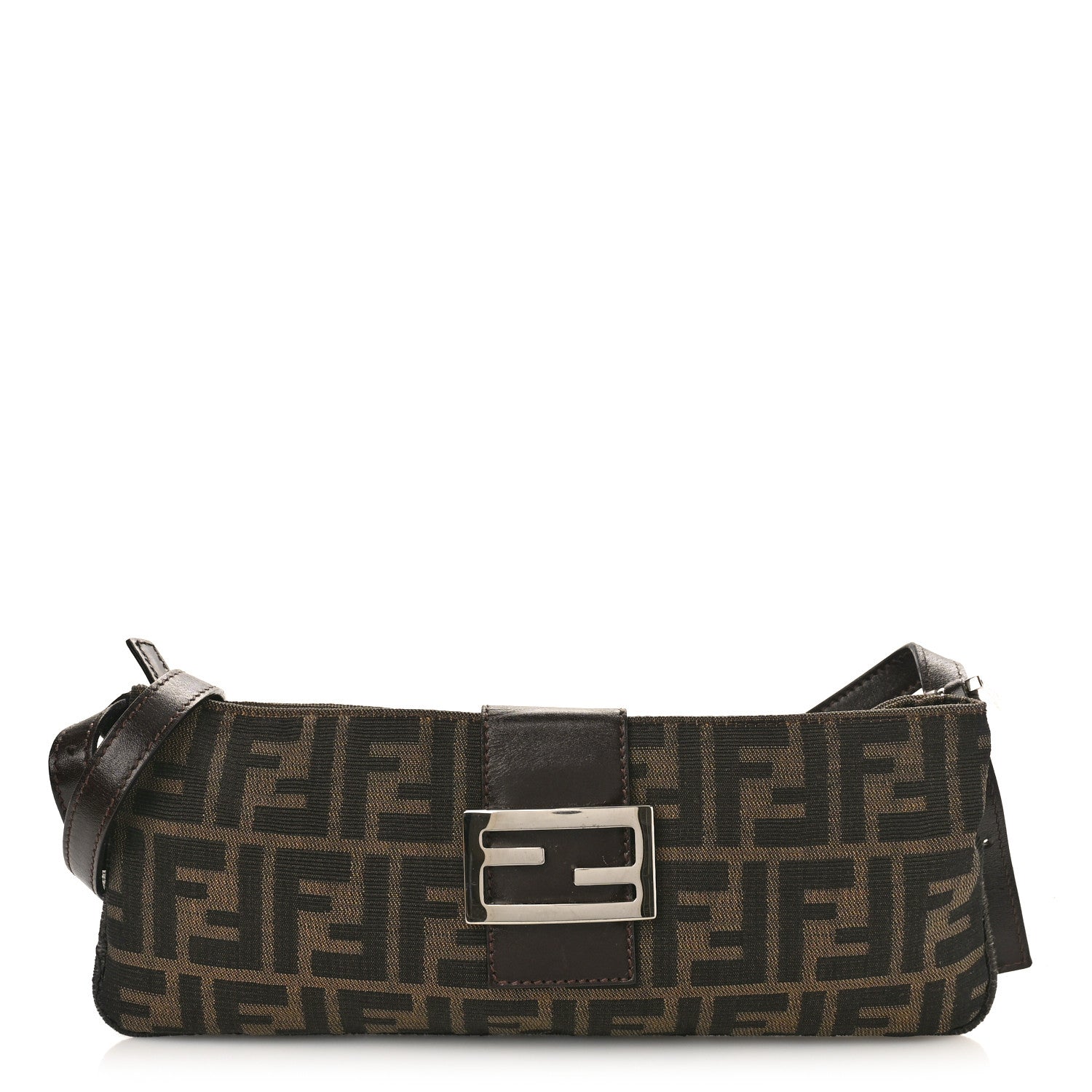 Fendi Zucca Baguette Shoulder Bag Tobacco 1 of 10