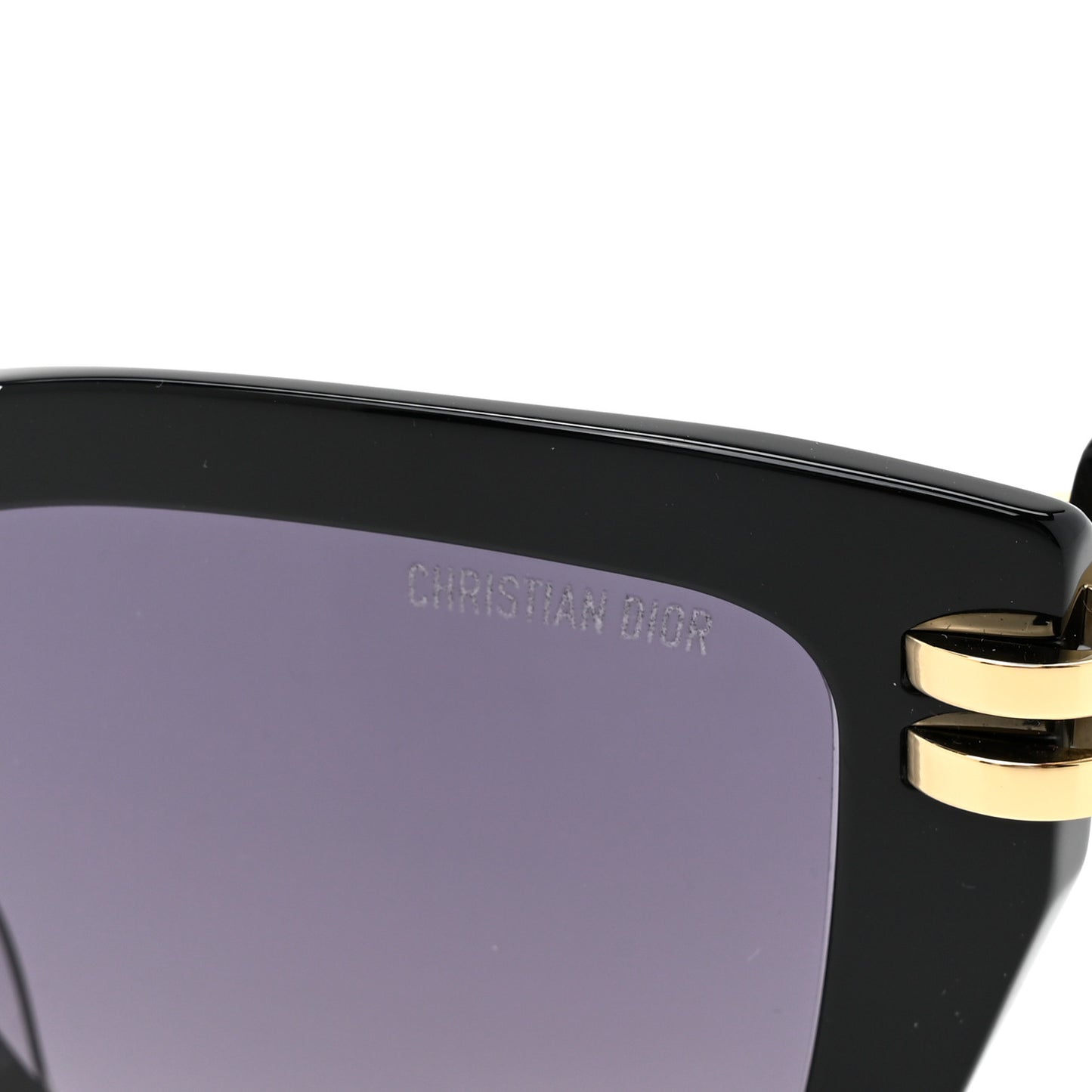 Acetate CDior S1I Square Sunglasses Black