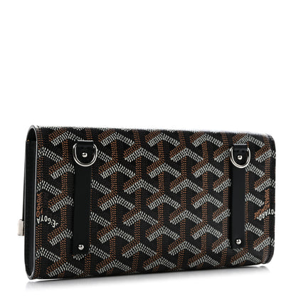 Goyard Goyardine Monte Carlo Mini Case Black Gold 3 of 8