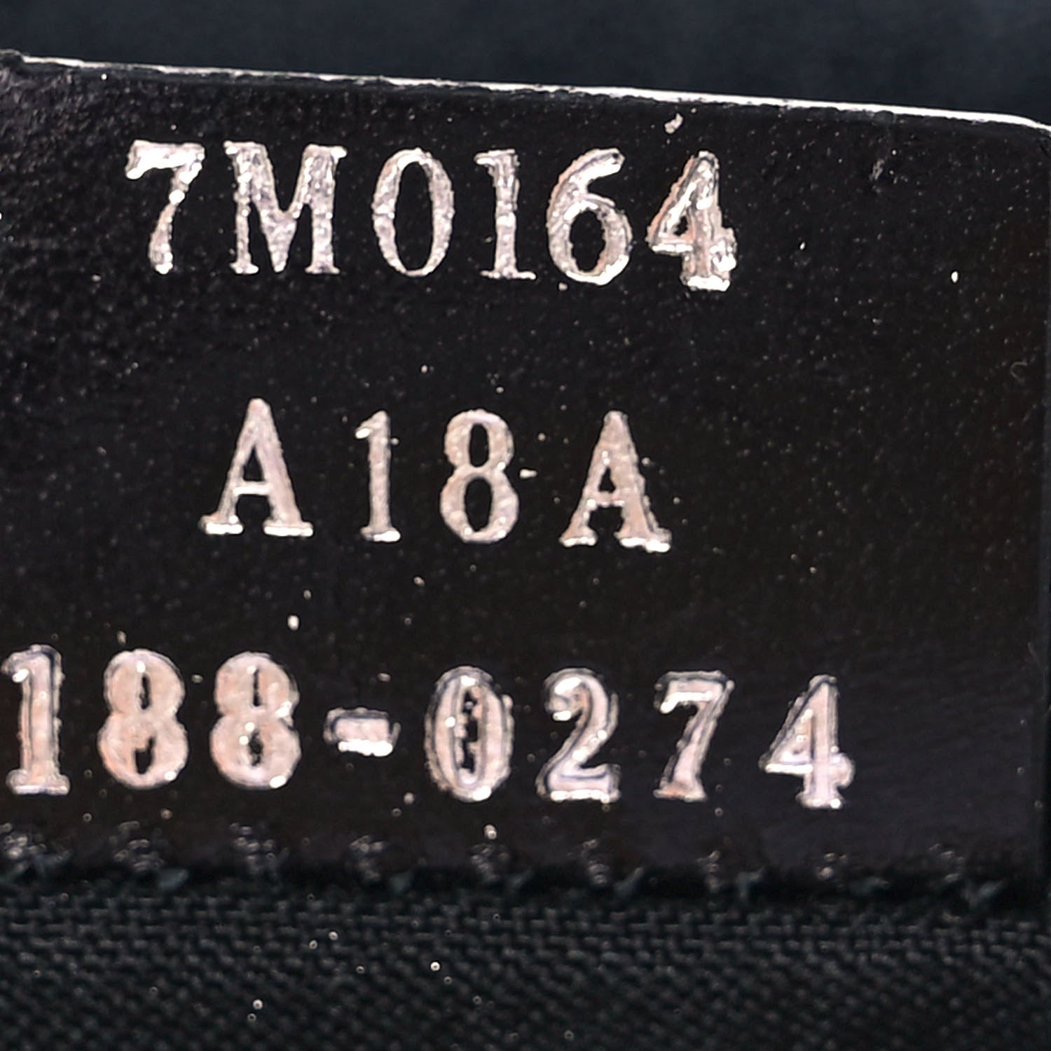 Fendi Vitello Grace FF 1974 Embossed Card Holder Black 7 of 10