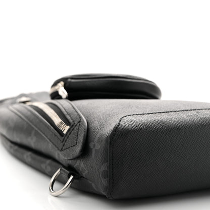 Louis Vuitton Taigarama Duo Slingbag Black 8 of 9