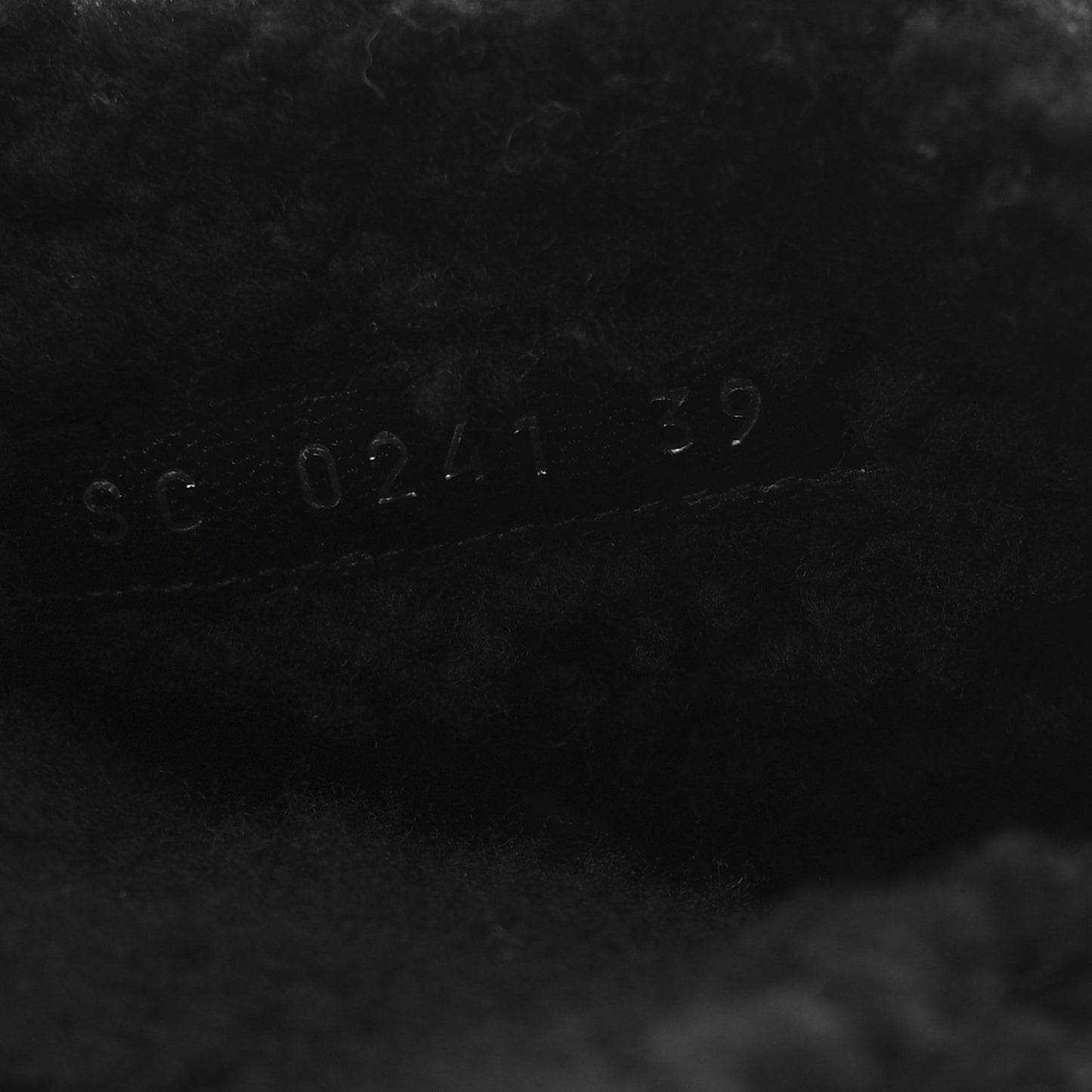 Shearling Monogram Giant Paseo Flat Comfort Mule 39 Black