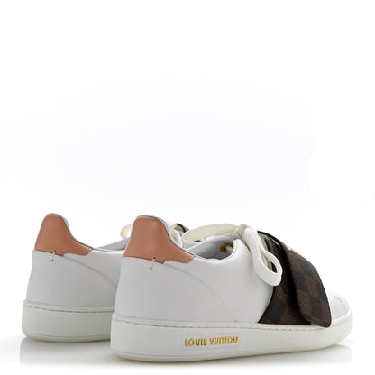 Louis Vuitton Damier Ebene Front Row Sneaker 37 White 5 of 10