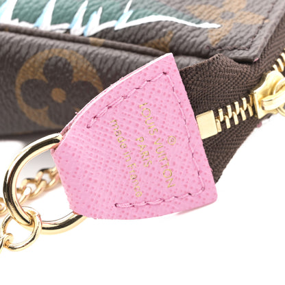 Louis Vuitton Monogram 2023 Christmas Animation Alpine Pochette Accessories Pink 6 of 8