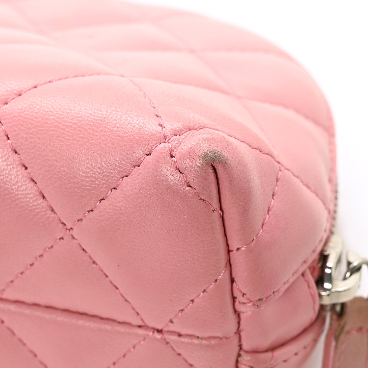 Chanel Calfskin Quilted Palette Cosmetic Case Pink 9 of 12