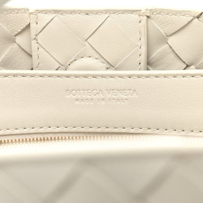 Bottega Veneta Nappa Intrecciato Small Andiamo Shoulder Bag White 8 of 11