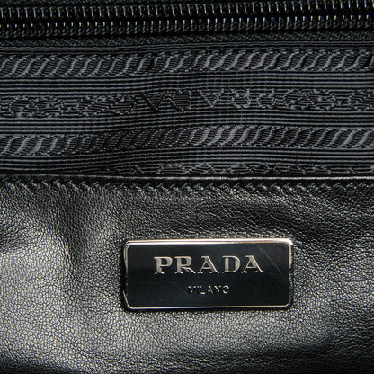 Prada Tessuto Nylon Tassel Duffel Bag Black 6 of 7
