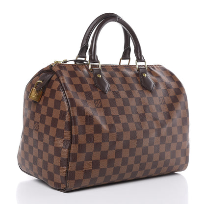 Louis Vuitton Damier Ebene Speedy 30 3 of 12