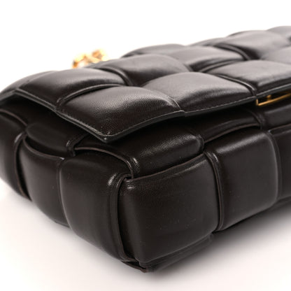 Bottega Veneta Lambskin Maxi Intreccio Padded Chain Cassette Crossbody Bag Fondant 8 of 9