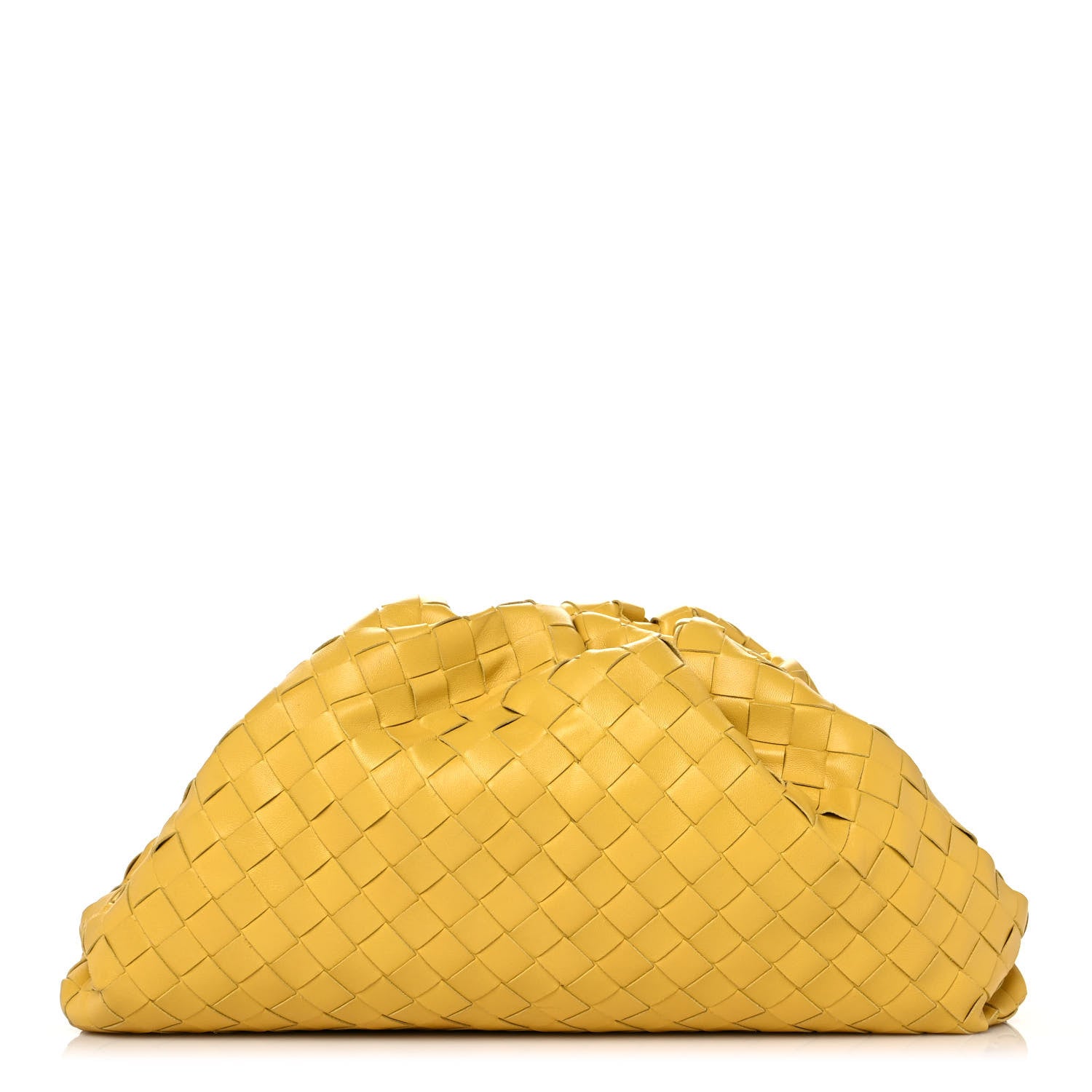Bottega Veneta Nappa Maxi Intrecciato The Pouch Oversized Clutch Corn 1 of 13