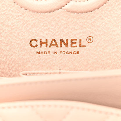 Chanel Caviar Chevron Quilted Small Double Flap Beige 6 of 11