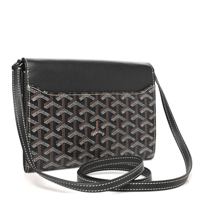 Goyard Goyardine Calfskin Chypre Wallet Pouch Navy 4 of 10