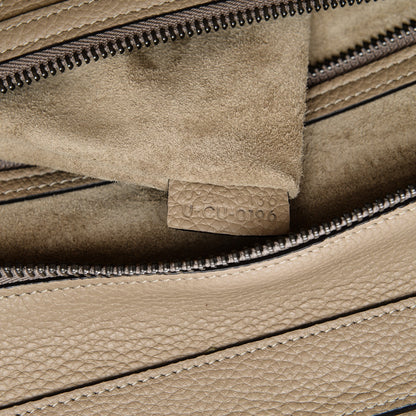 Celine Drummed Calfskin Mini Luggage Dune 8 of 9