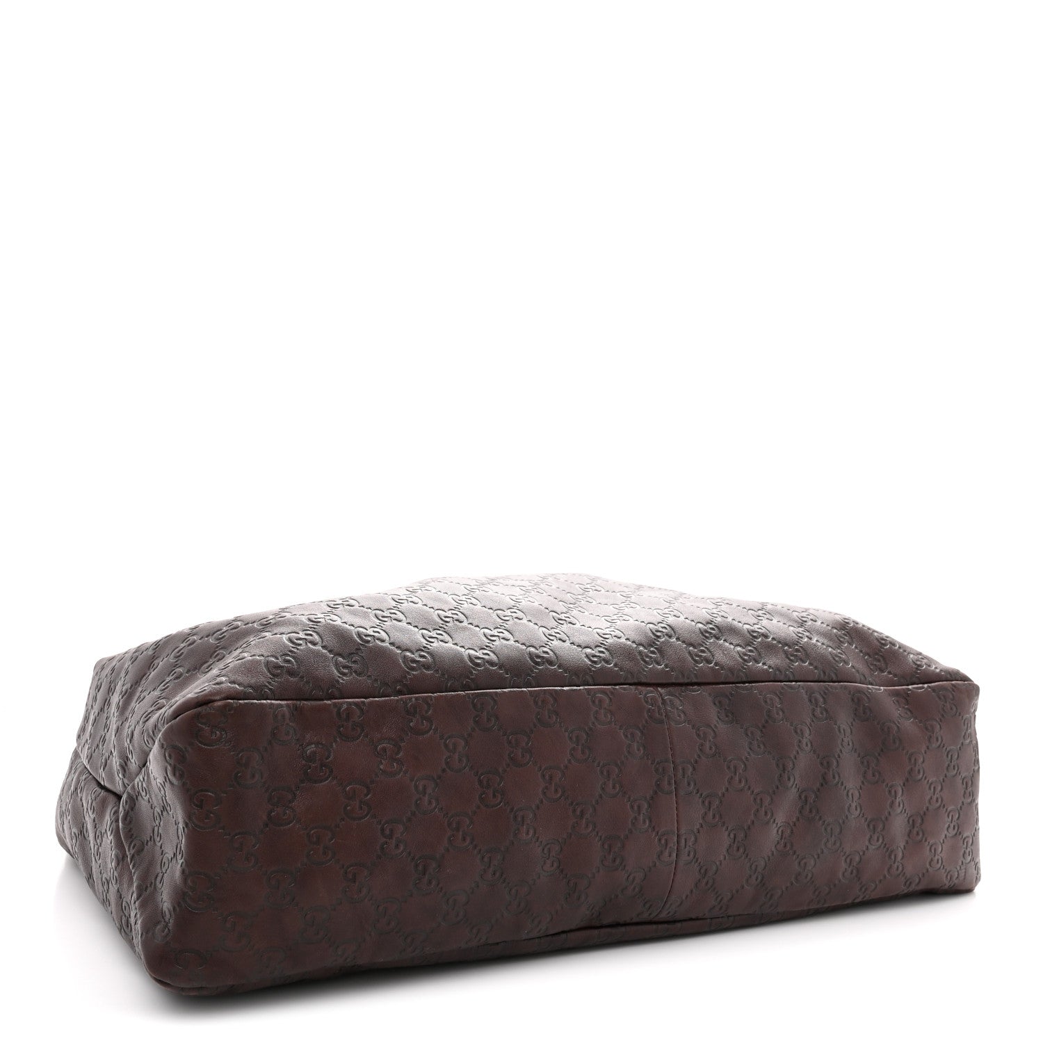 Gucci Guccissima Large Horsebit Chain Hobo Chocolate 4 of 12