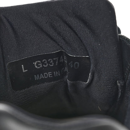 Chanel Toile Suede Calfskin CC Sneakers 39.5 Black 7 of 7