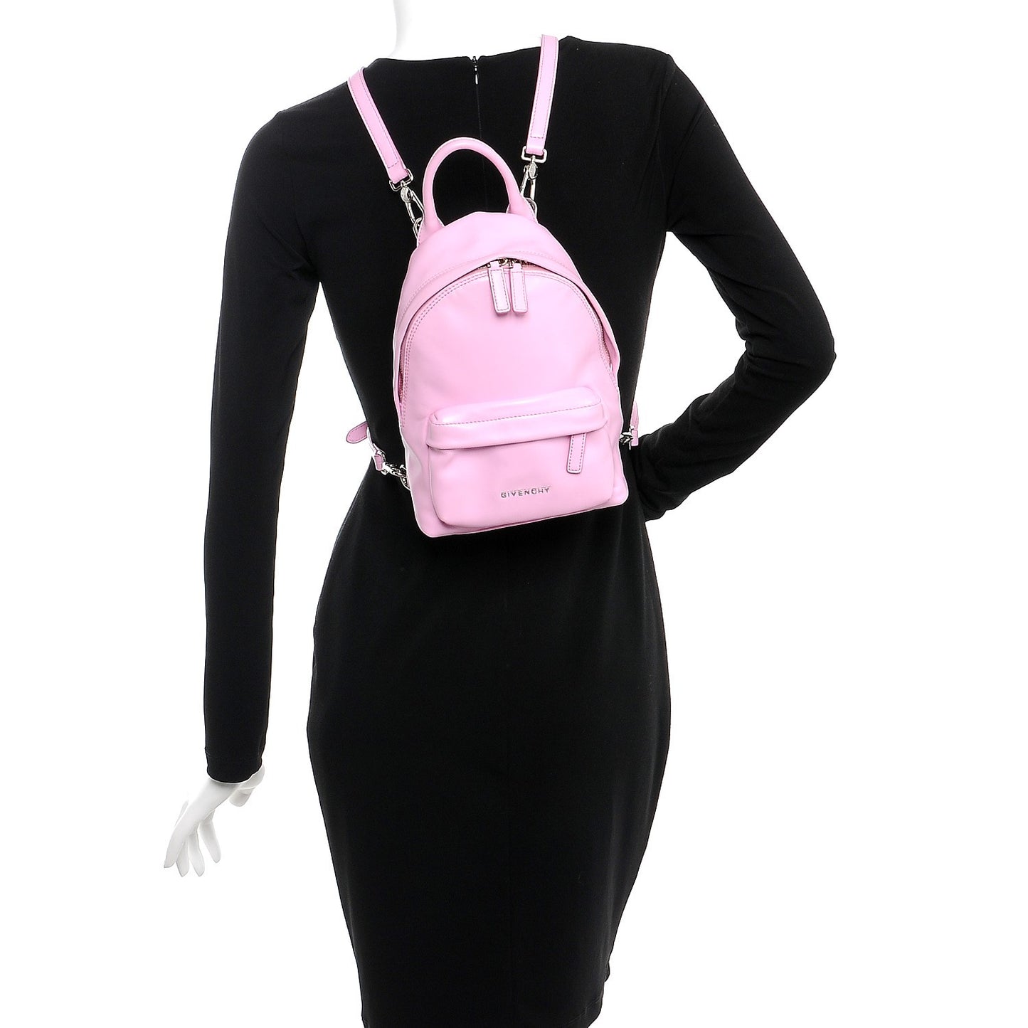 Smooth Calfskin Nano Backpack Bright Pink