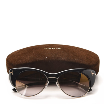 Tom Ford Lola Cat Eye Sunglasses TF387 Black 8 of 9