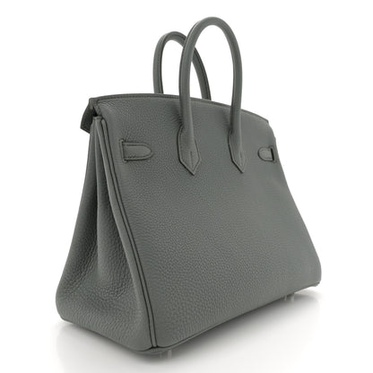 Hermes Togo Birkin 25 Vert Amande 3 of 11