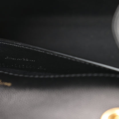 Saint Laurent Grain De Poudre Small Monogram Kate Satchel Black 7 of 12