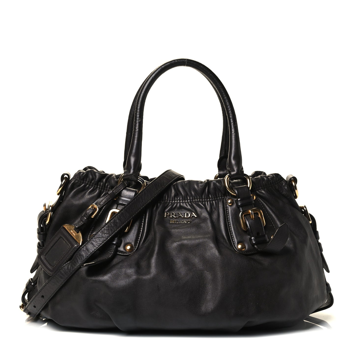 Nappa Shoulder Bag Black