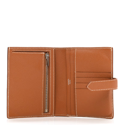 Hermes Epsom Bearn Compact Wallet Gold 5 of 12