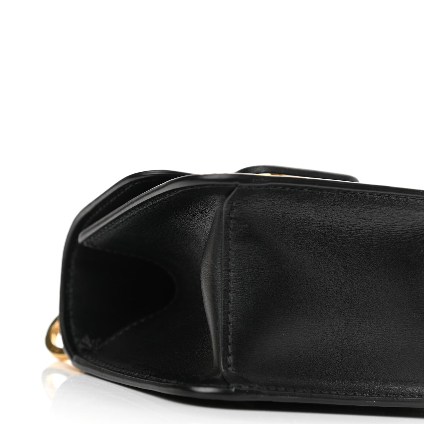 Smooth Calfskin Micro VSling Shoulder Bag Black