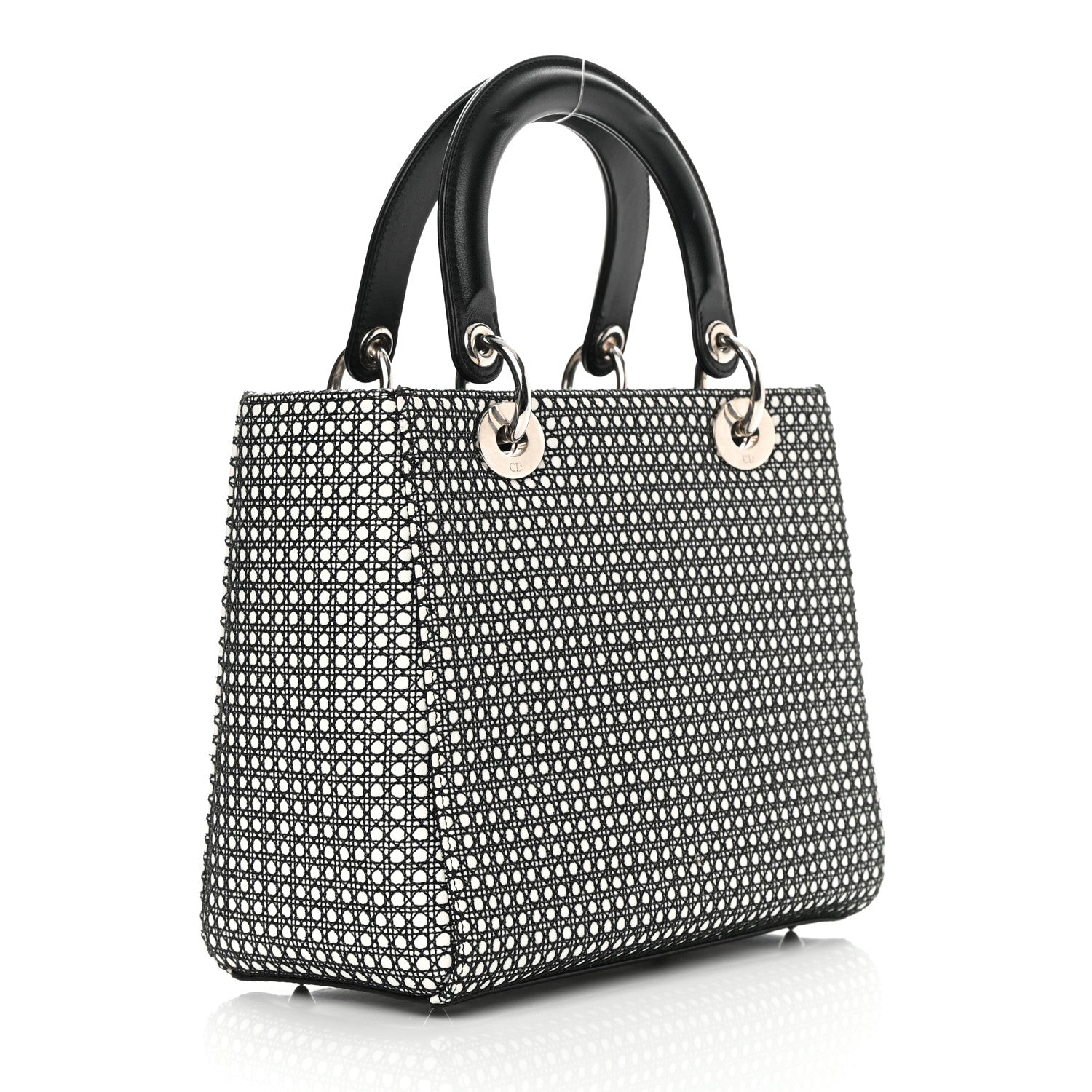 Christian Dior Micro-Cannage Smooth Calfskin Medium Lucky Badges Lady Dior Multicolor 3 of 13