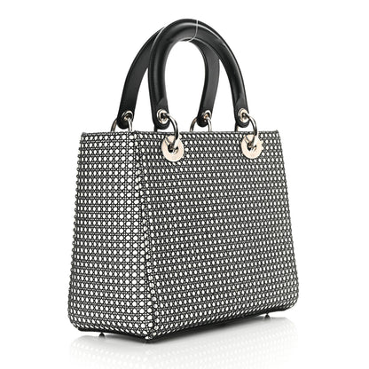 Christian Dior Micro-Cannage Smooth Calfskin Medium Lucky Badges Lady Dior Multicolor 3 of 13