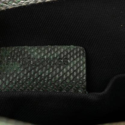 Bulgari Shiny Lizard Serpenti Forever Medium Shoulder Bag Green 7 of 10