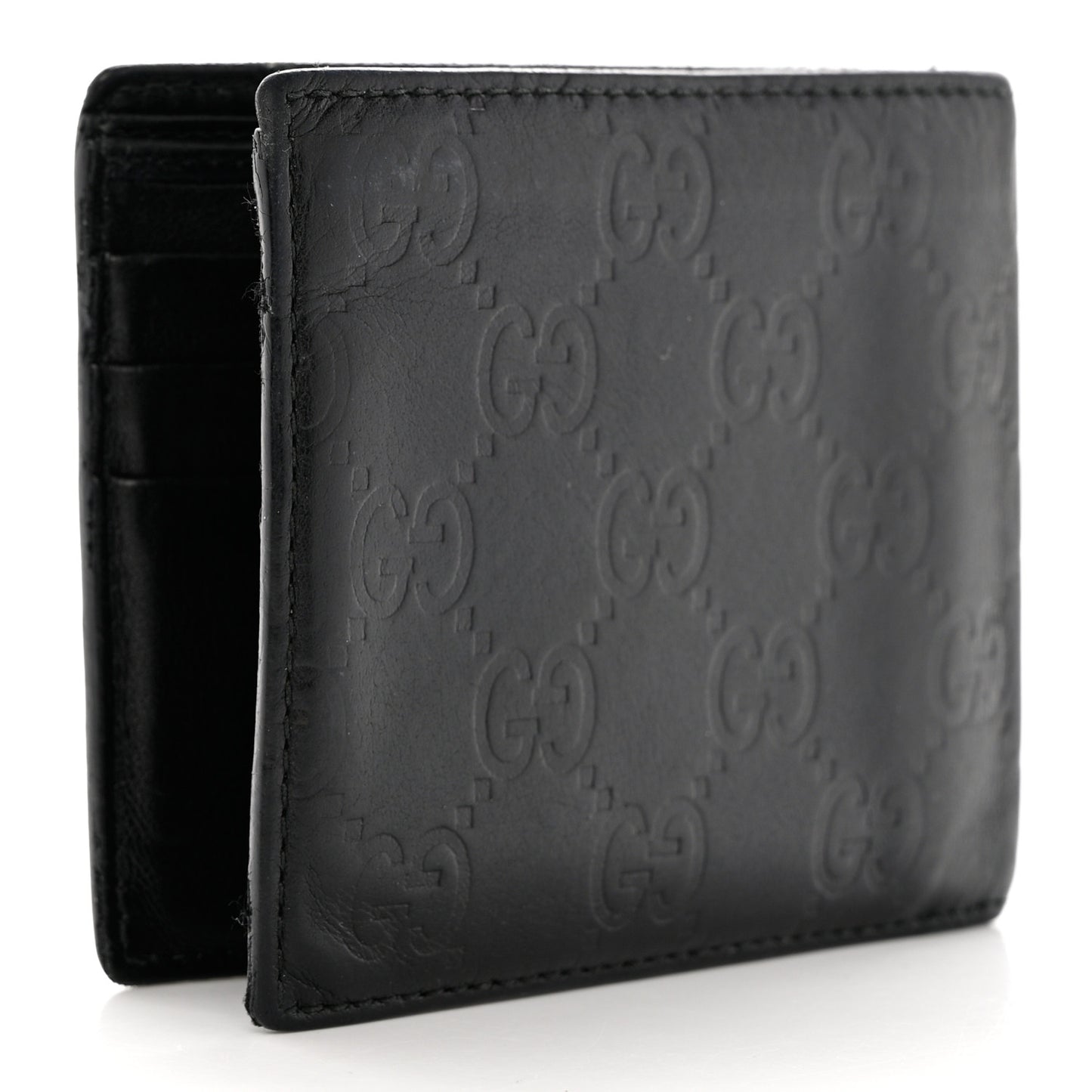 Guccissima Avel Bi-Fold Wallet Black
