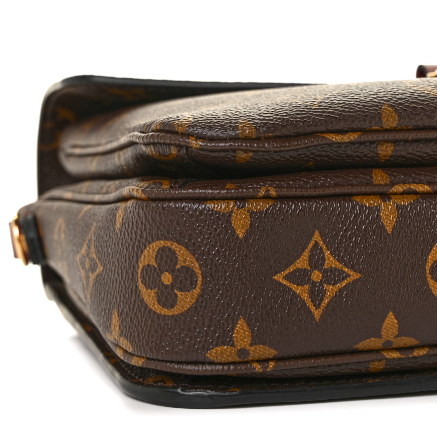 Louis Vuitton Monogram Braided Pochette Metis Safran 7 of 8