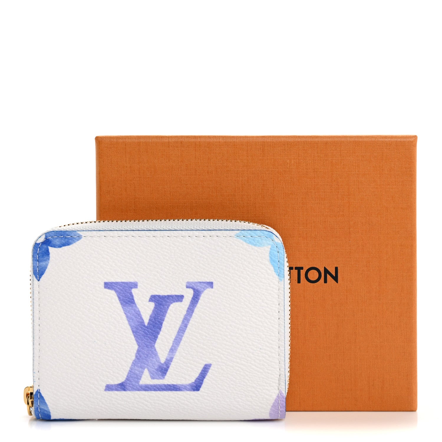 Louis Vuitton Monogram Giant By The Pool Zippy Coin Purse Blue 7 of 7
