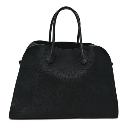 The Row Matte Grained Calfskin Soft Margaux 15 Black 1 of 8