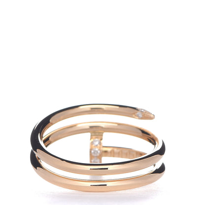Cartier 18K Yellow Gold Diamond Juste Un Clou Wrap Ring 48 4.5 3 of 5
