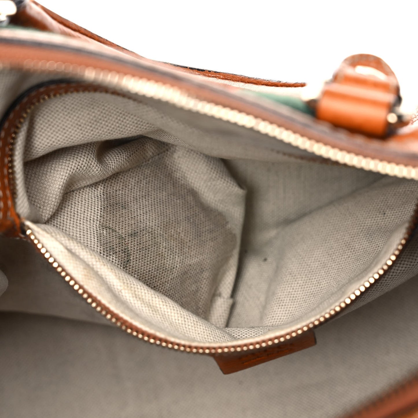 Calfskin Vintage Web Medium Boston Tobacco
