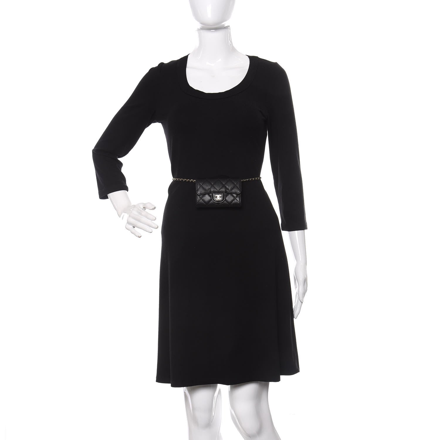 Chanel Caviar Quilted Belt Bag Black 2 of 12