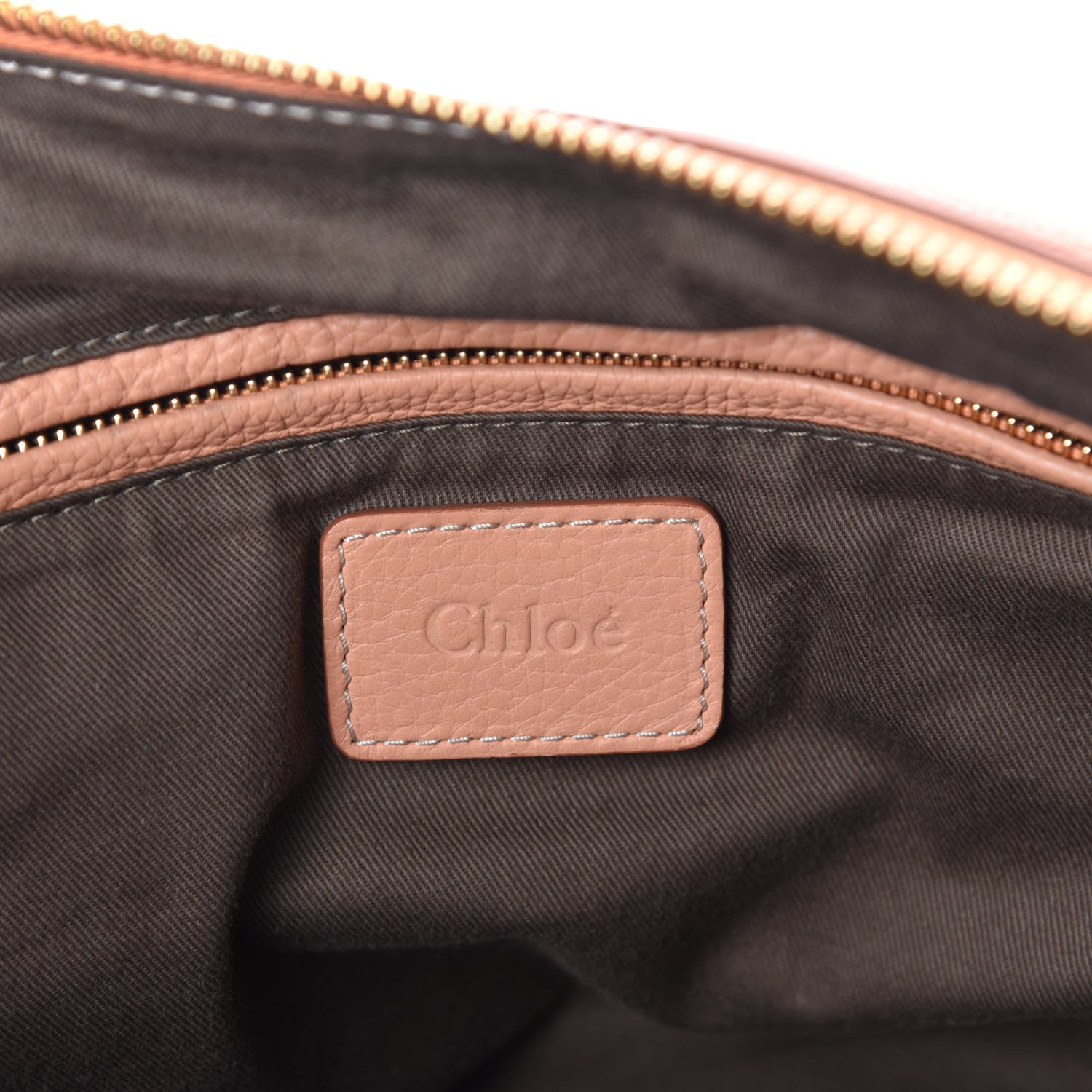 Chloe Calfskin Large Marcie Satchel Peach Pink 6 of 10
