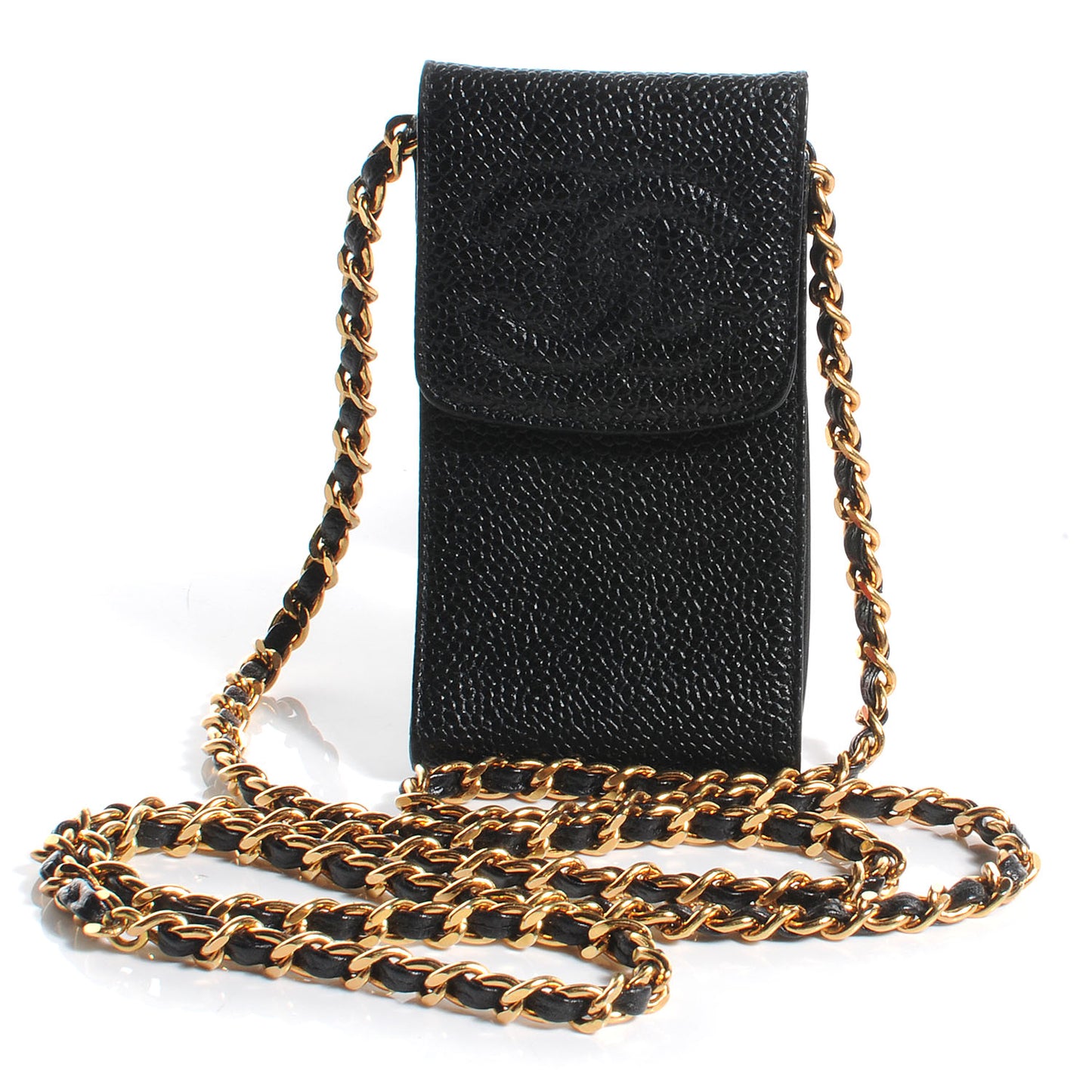 Caviar Cell Phone Case Messenger Black