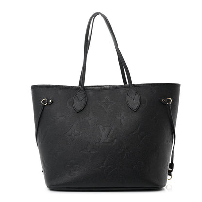 Louis Vuitton Empreinte Monogram Giant Neverfull MM    Black 1 of 13