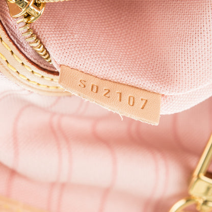 Louis Vuitton Damier Azur Delightful MM Rose Ballerine 8 of 9