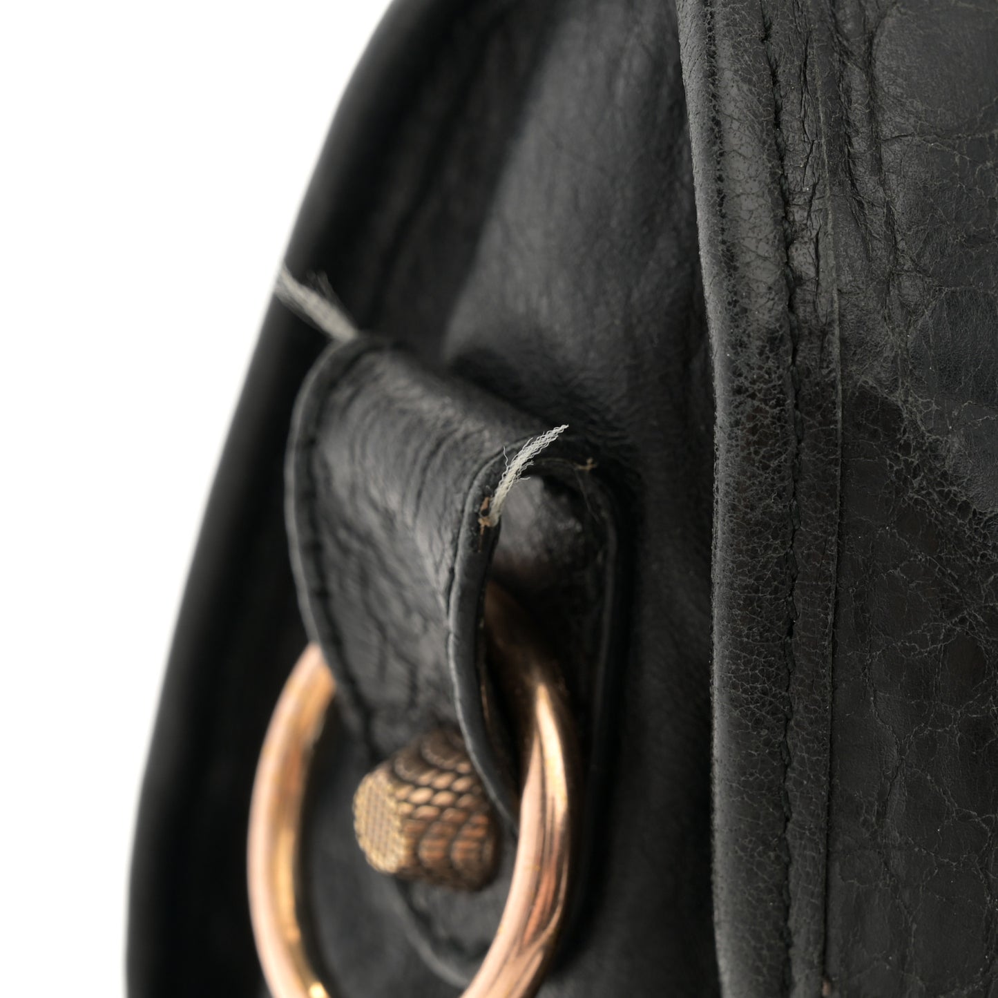 Agneau Giant 12 Rose Gold Hardware Part Time Black