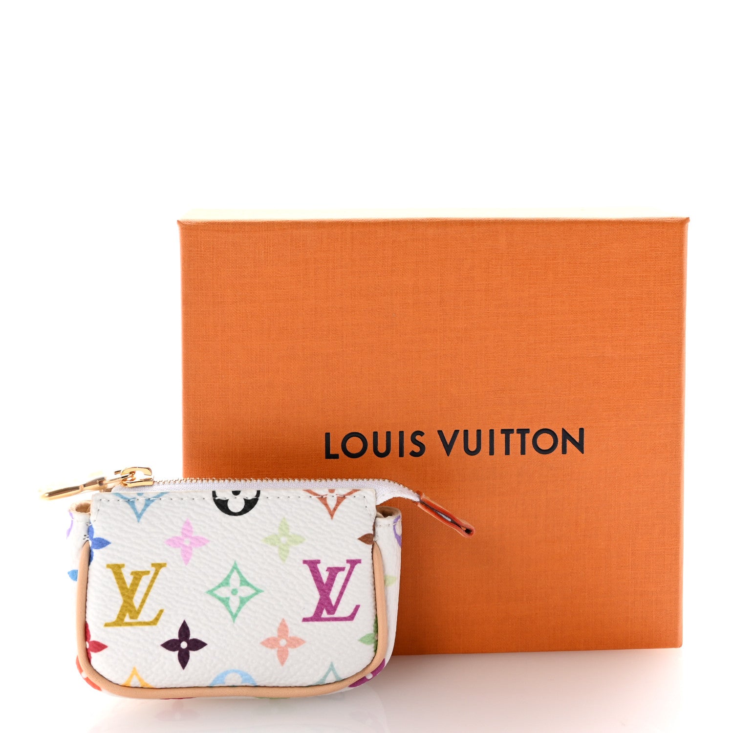 Louis Vuitton LV x TM Monogram Multicolor Micro Pochette White 5 of 5