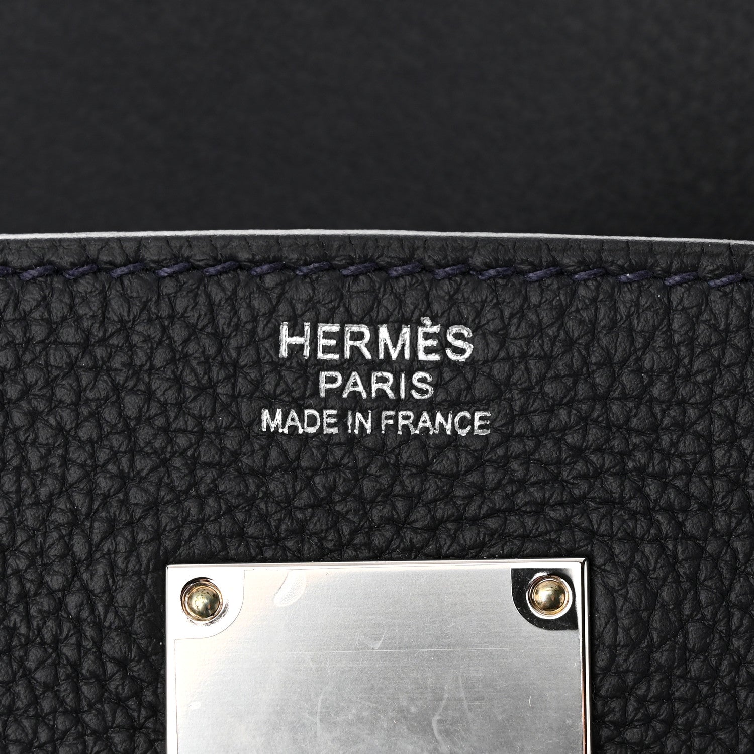 Hermes Togo Hac A Dos GM Backpack Bleu Nuit 6 of 11